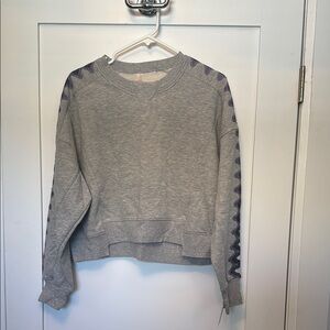 FP Movement by Free People Gray and Purple Sweatshirt